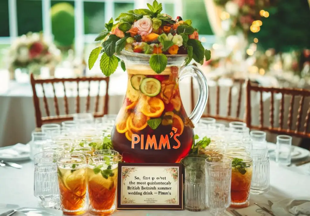 Big Batch Cocktails For Weddings Pimm’s