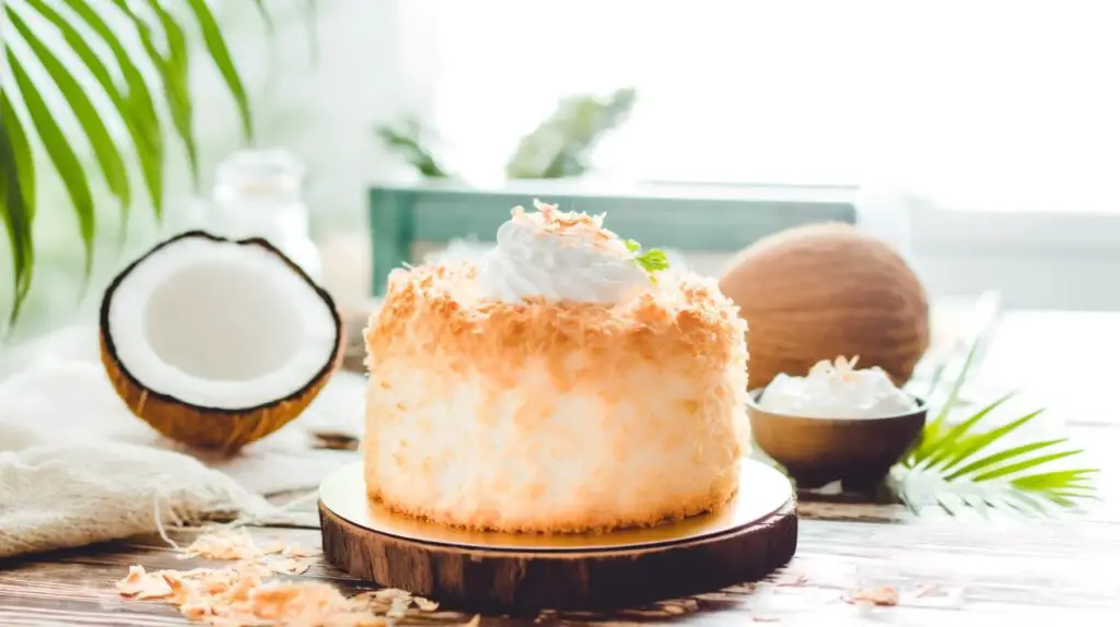 Coconut Angel Food Cake