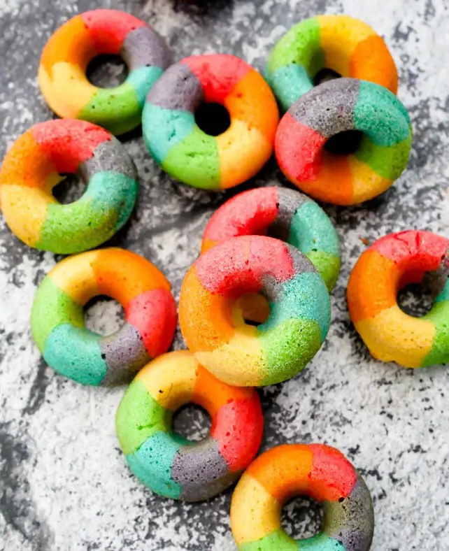 Coloured Doughnuts 