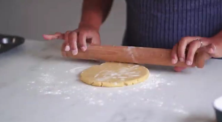 Dough ready for Mini Bakewell Cake Recipe