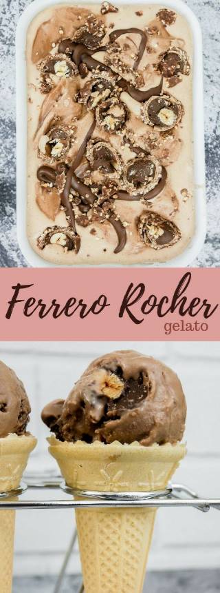 Ferrero Rocher Gelato Recipe