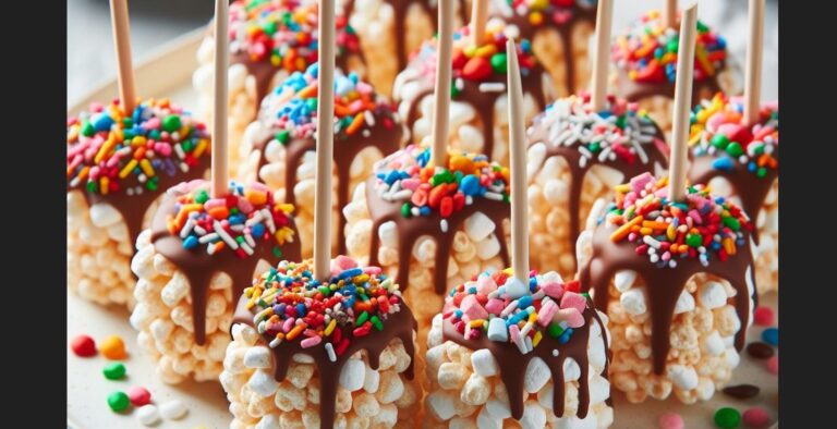 Marshmallow Rice Krispies Mickey Mouse Pops