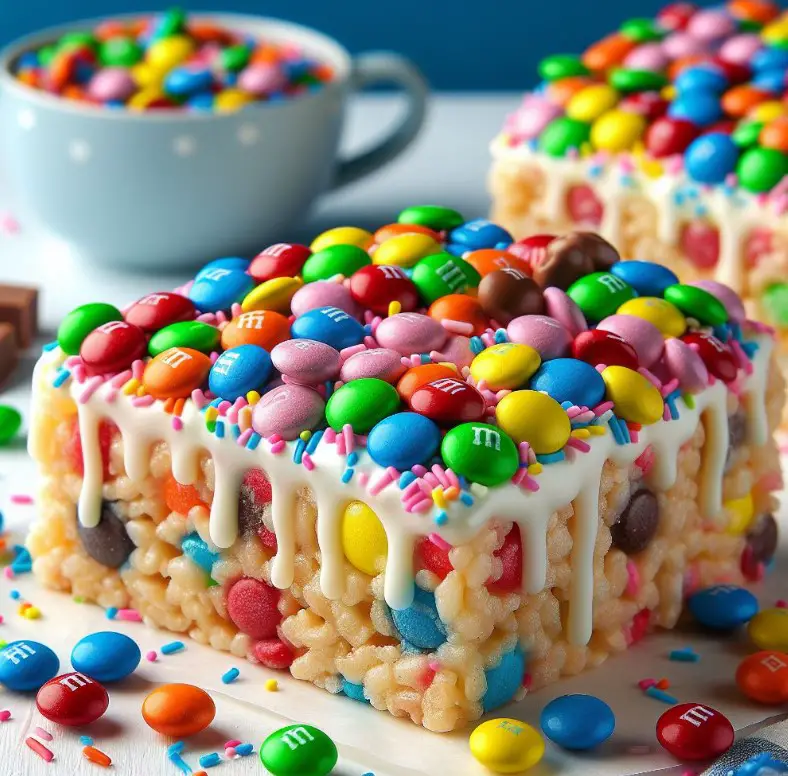 Rice Krispies treats down into your baking tray