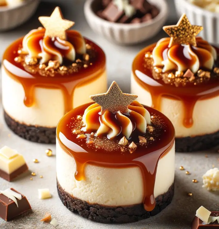sweetness in the cheesecake and caramel