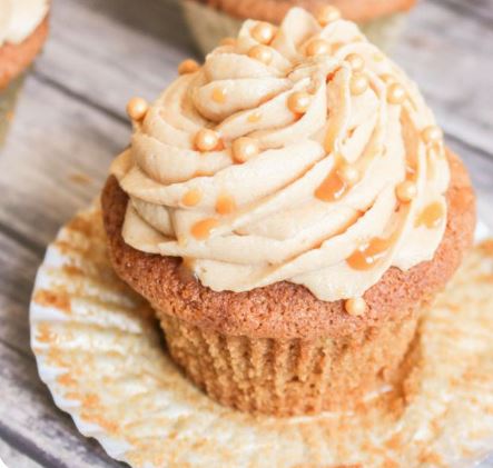 Butterbeer Muffins with Homemade Caramel Sauce