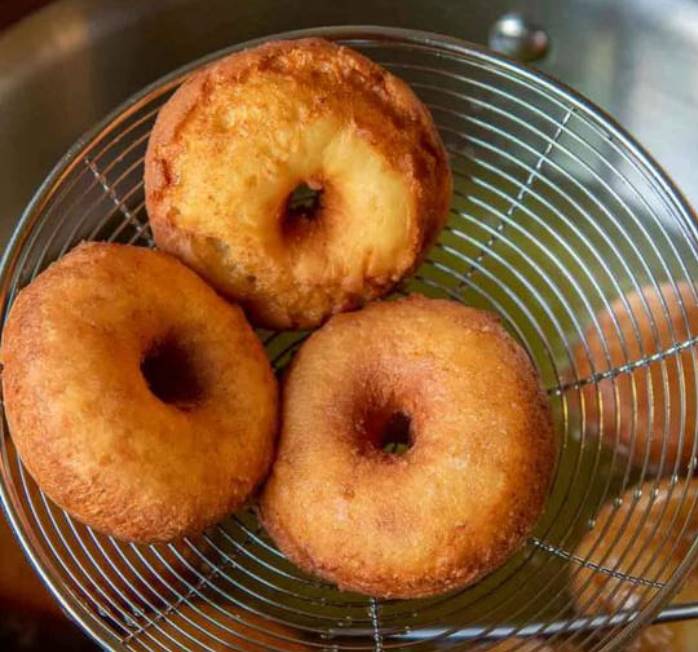 Frying Cookies and Cream Mini Donuts