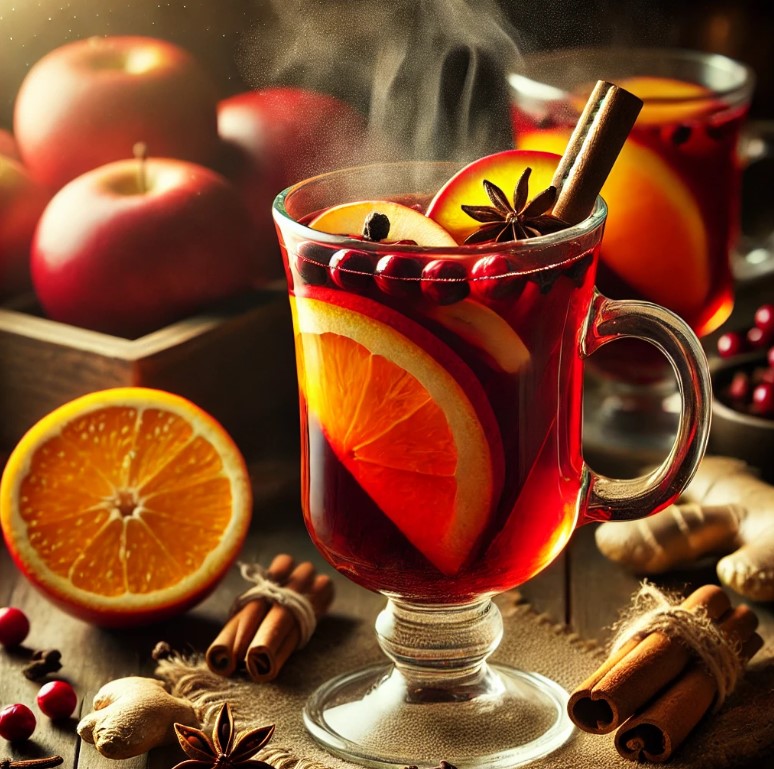 Mulled Apple & Cranberry Juice