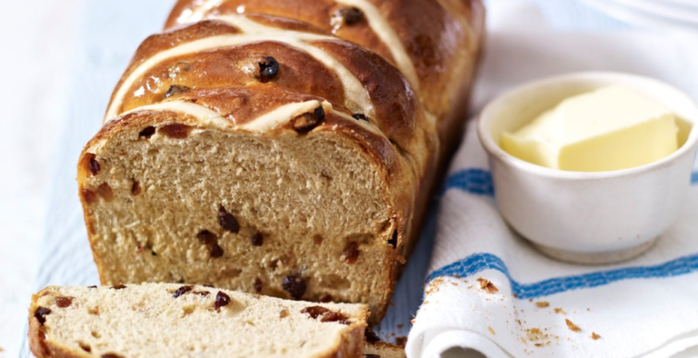 Hot Cross Bun Loaf Bread Maker Recipe