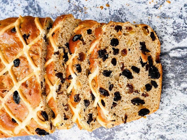 Hot Cross Bun Loaf