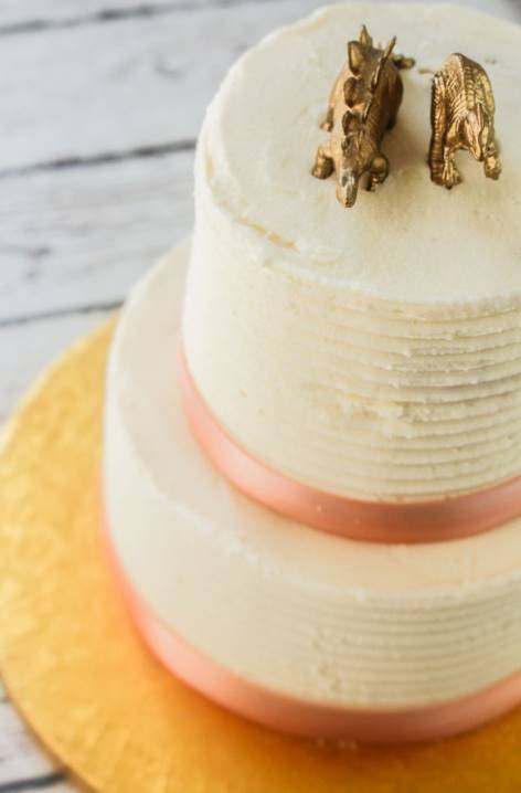 Almond Cake With Buttercream Frosting Wedding Anniversary