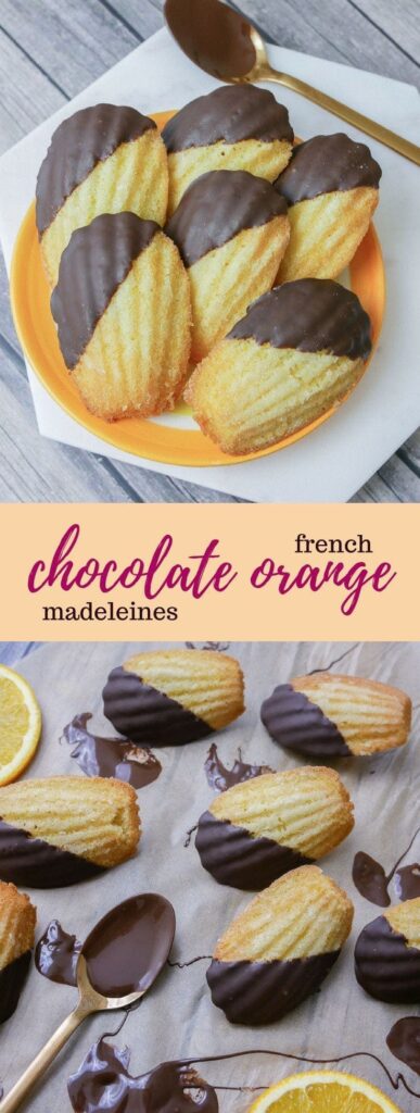 Chocolate and orange madeleine recipe