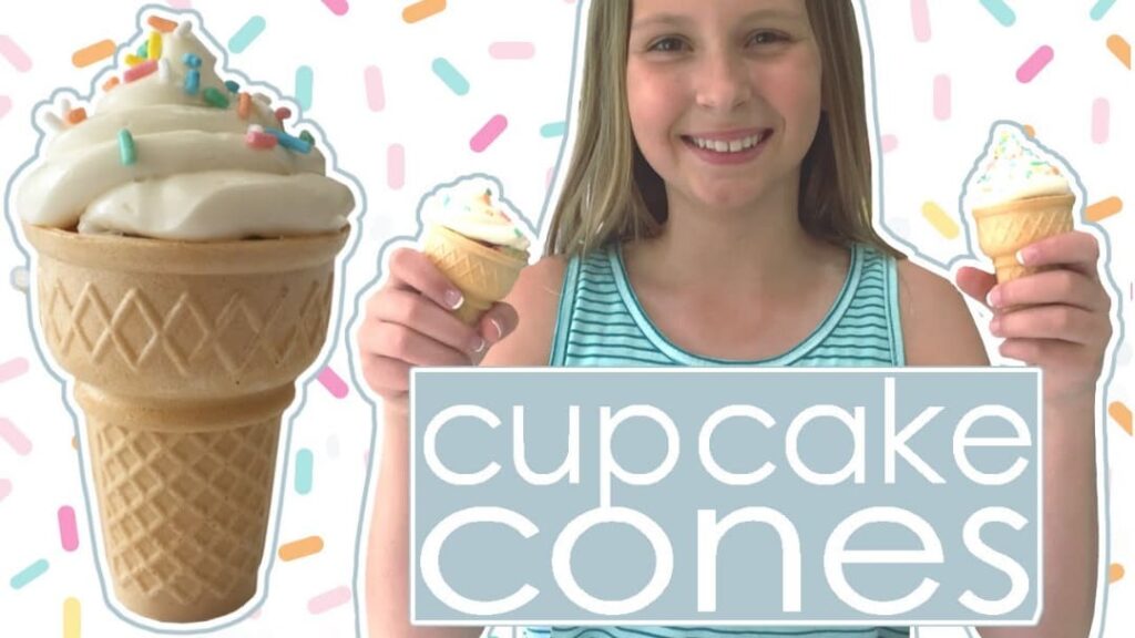 How to make cupcakes inside ice cream cones