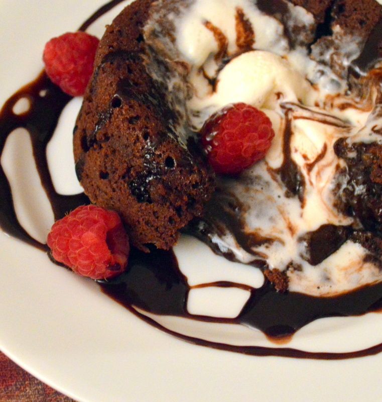 How to make white chocolate centers for lava cake